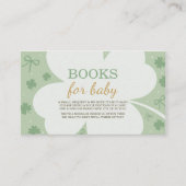 Cartes de livres charmants pour bébé (Devant)