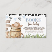 Cartes de livres de cow-boy pour bébé (Devant)
