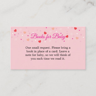 Cartes de livres pour bébé à inclure avec les invi