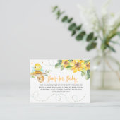 Cartes de livres pour bébé abeille pour carte de d (Debout devant)