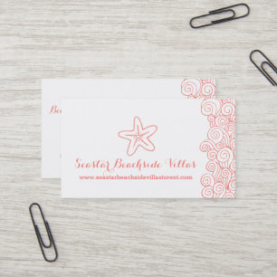 Cartes de location de propriété de corail d'étoile