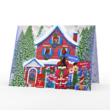 Cartes de lutins du Père Noël tout petits
