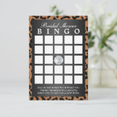Cartes de luxe de bingo-test de Fête de la mariée (Debout devant)