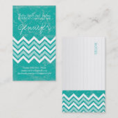 Cartes de maman de Chevron de jade (Devant / Derrière)