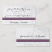 Cartes de maman Scroll Élégantes (Devant / Derrière)