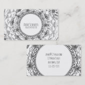 Cartes de mandala de Pleine lune (Devant / Derrière)