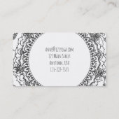 Cartes de mandala de Pleine lune (Dos)