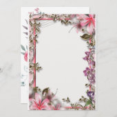 Cartes de mariage (Devant / Derrière)