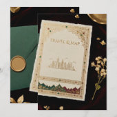 cartes de mariage (Devant / Derrière)