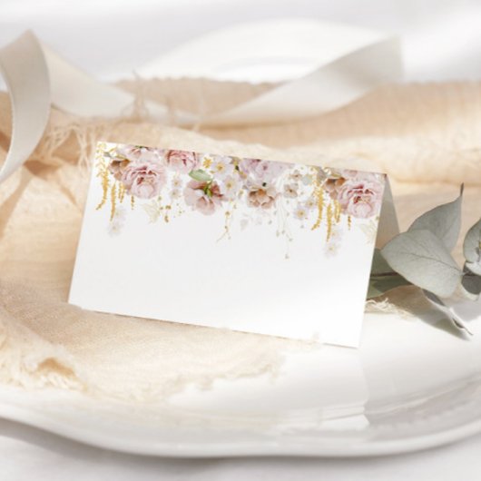 Cartes de mariage à fleurs Boho