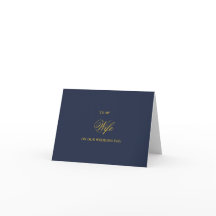 Cartes de mariage 'À ma femme'