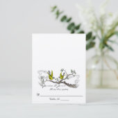 Cartes de mariage à marquer et à plier soi-même (Debout devant)