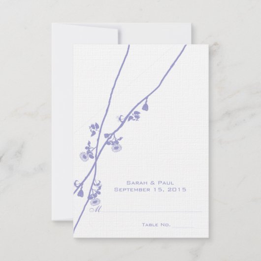 Cartes de mariage à plier en forme de tente pour m (Devant)