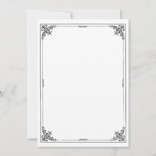 Cartes de mariage à thème de conte de fées (Dos)