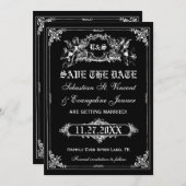 Cartes de mariage à thème de conte de fées pour an (Devant / Derrière)
