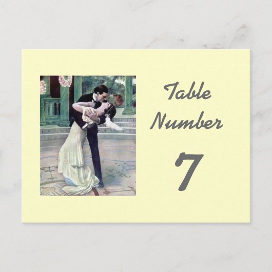 Cartes de Mariage à thème des années 1920 (Devant)