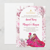 Cartes de mariage Anand Karaj & invitations Sikh (Devant / Derrière)