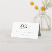 Cartes de mariage Aquarelle Olive Branche (Devant)