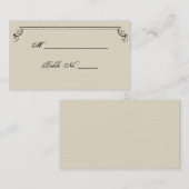 Cartes de Mariage Art Nouveau Posh (Devant / Derrière)