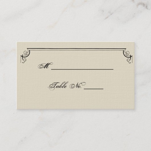 Cartes de Mariage Art Nouveau Posh (Devant)