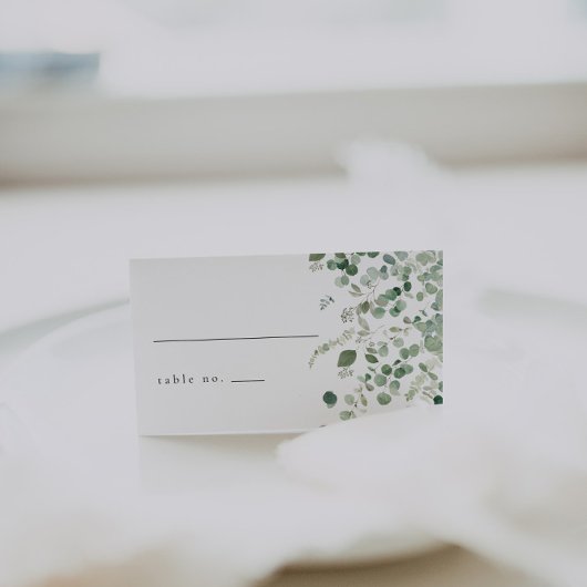 Cartes de mariage avec verdure élégante