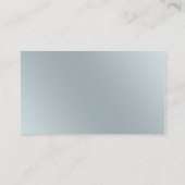 Cartes de Mariage bleu et gris argent (Dos)