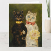 CARTES DE MARIAGE CHAT CHATS LOUIS WAIN GRANDES CA (Devant)