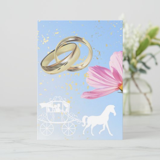 Cartes de mariage Cinderella (Debout devant)