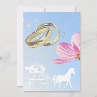 Cartes de mariage Cinderella