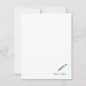 Cartes de Mariage Coccinelle Mignonne (Dos)