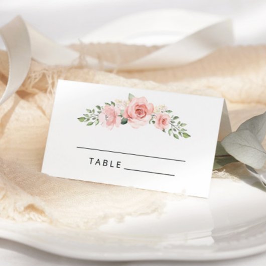 Cartes de mariage couleur aquarelle rose pâle