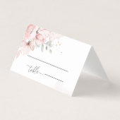 Cartes de mariage couleur aquarelle rose pâle (Front)