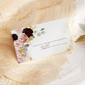 Cartes de mariage de automne en or de Bourgogne