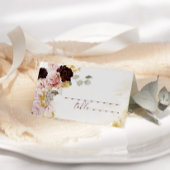 Cartes de mariage de automne en or de Bourgogne