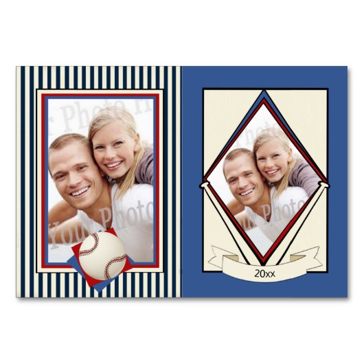 Cartes de Mariage de baseball (Devant)