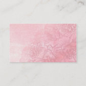 Cartes de Mariage de l'aquarelle de fleurs bleues (Dos)