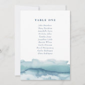 Cartes de Mariage de l'océan bleu (Devant)