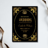 Cartes de Mariage De Luxe Et Élégante Invitation