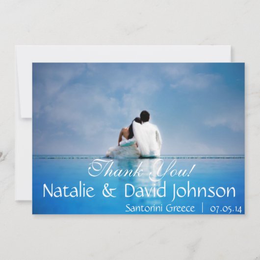 CARTES DE MARIAGE DE MERCI (Devant)