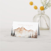 Cartes de Mariage de montagne personnalisées (Devant)
