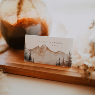 Cartes de Mariage de montagne personnalisées