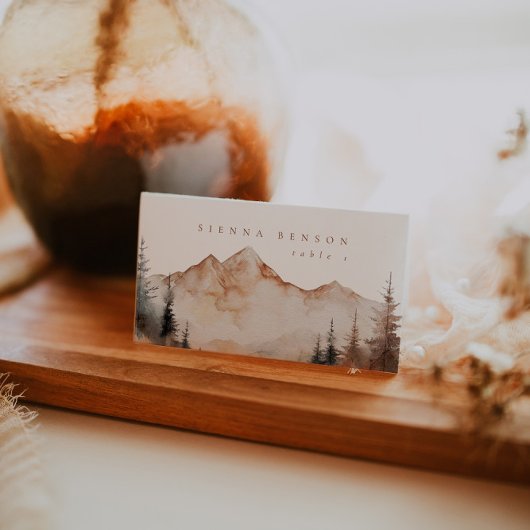 Cartes de Mariage de montagne personnalisées