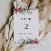 Cartes de Mariage de Noël Modèle