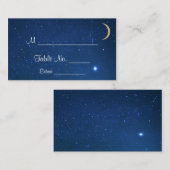 Cartes de Mariage de nuit Starry (Devant / Derrière)