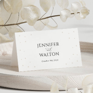 Cartes de Mariage de perles blanches