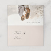 Cartes de Mariage de photo à script minimal (Extérieur déplié)