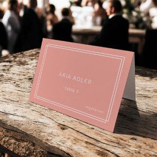 Cartes de Mariage de poche de brosse minimes