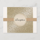 Cartes de mariage Élégance Tenue de Soirée, Crème  (Dos)