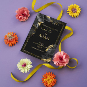 Cartes de Mariage Élégantes - Invitation Généreuse