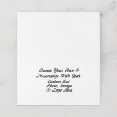 Cartes de Mariage Élégantes - Noms Personnalisable (Extérieur déplié)